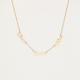 Personalized Name Pendant Custom Family Name Necklace